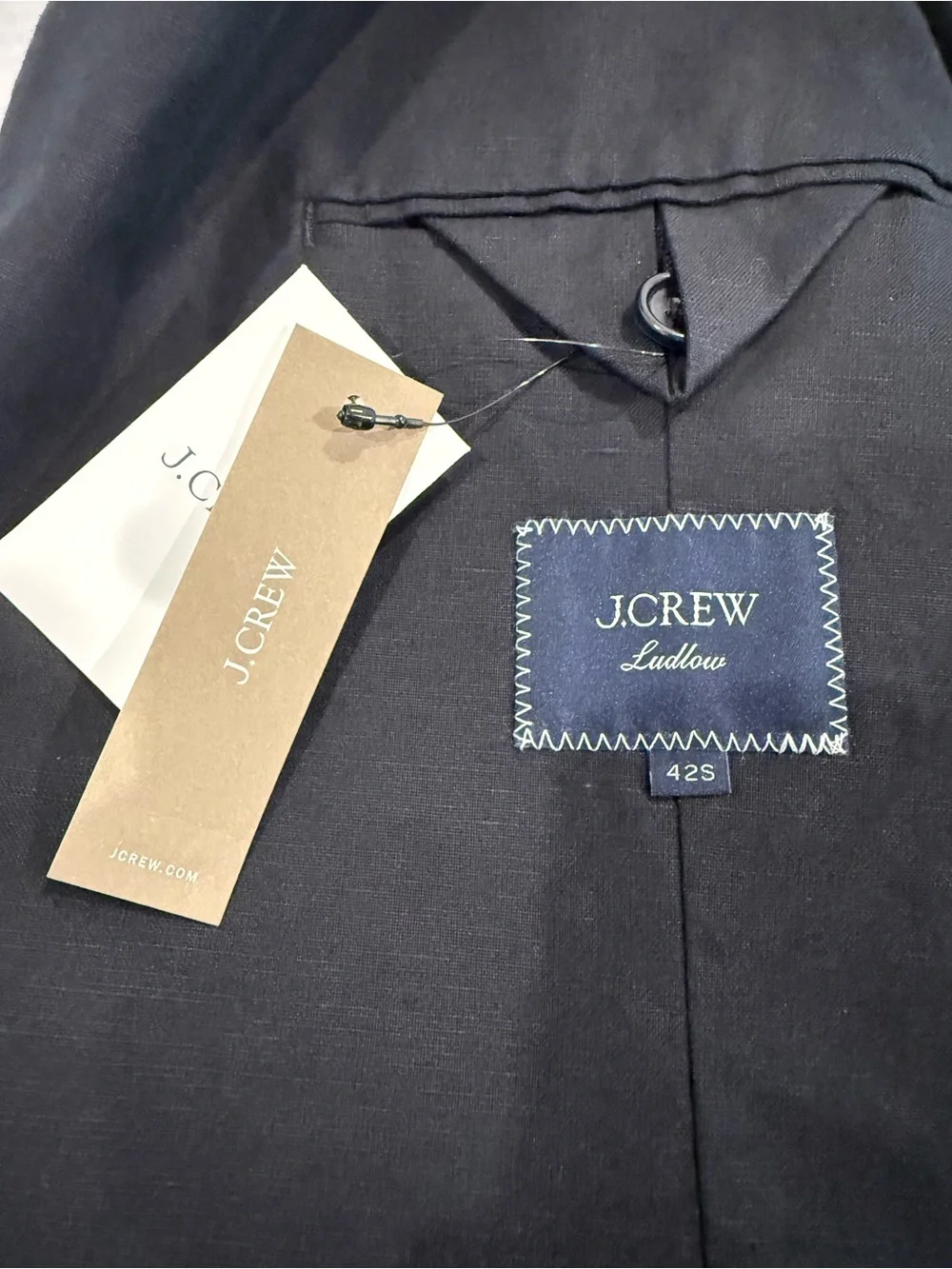 J.Crew Ludlow slim fit unstructured suit jacket